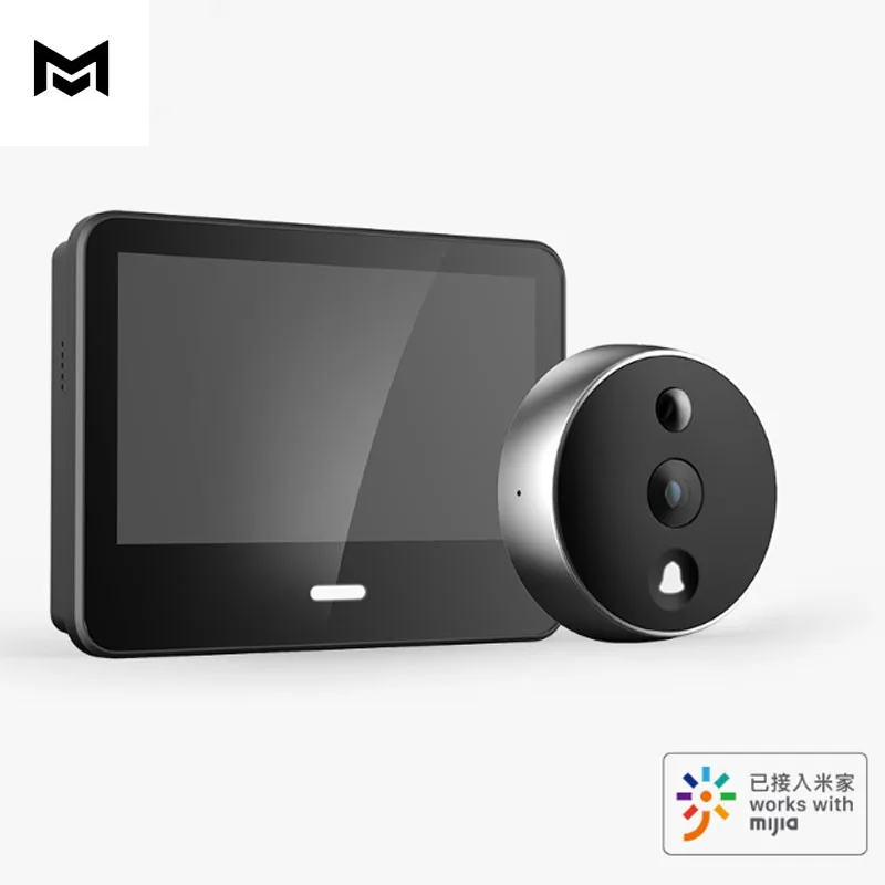 От Xiaomi youpin Xiaomo умный видео дверной звонок кошачий глаз HD ночное видение лицо
