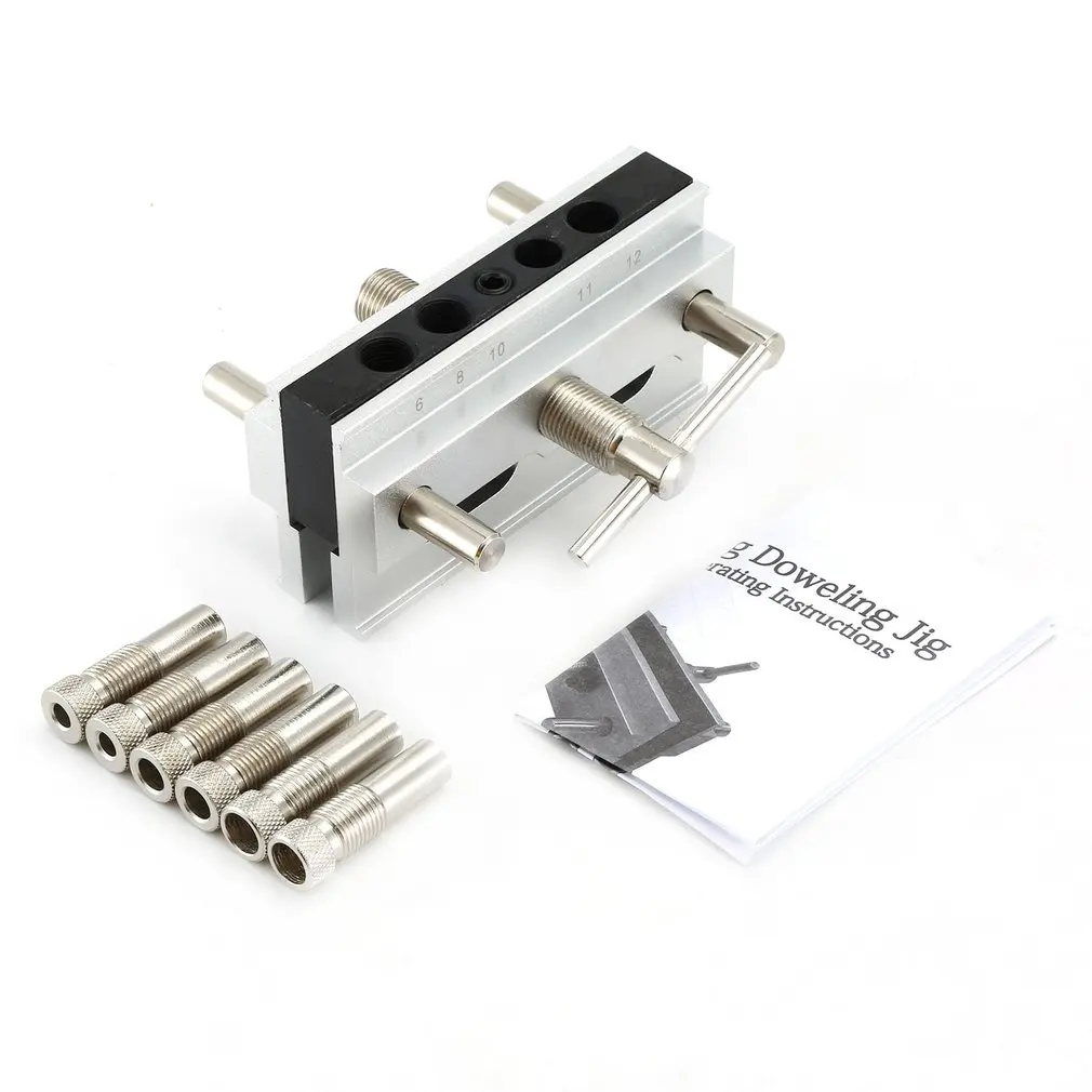 

Straight Hole Wood Drilling Locator Drill Guide Puncher Self-Centering Doweling Jig System DIY Woodworking Tools