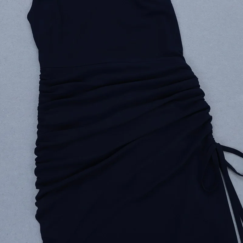 Летние популярные новые модные сексуальные ремешки-спагетти на шнуровке вечерние платья до середины икры с открытой спиной