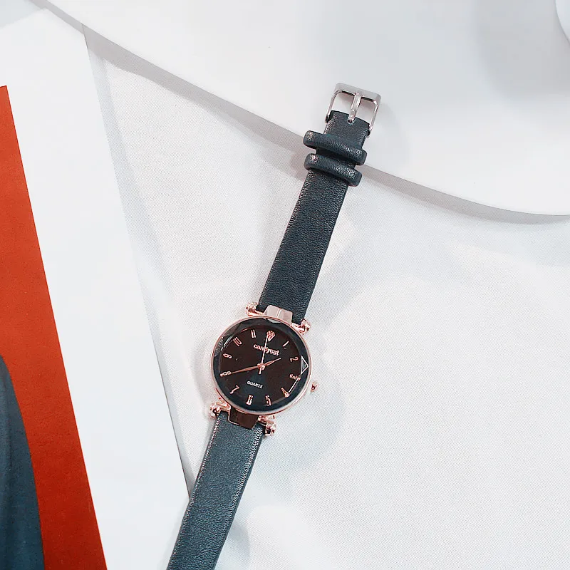 Модные женские часы высокого качества Geneva Faux наручные женские повседневные Аналоговые кварцевые наручные часы Relogio Feminino