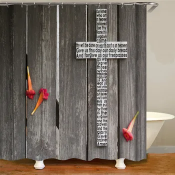 

New colorful printed butterfly pattern waterproof bathroom polyester high quality water shower curtain