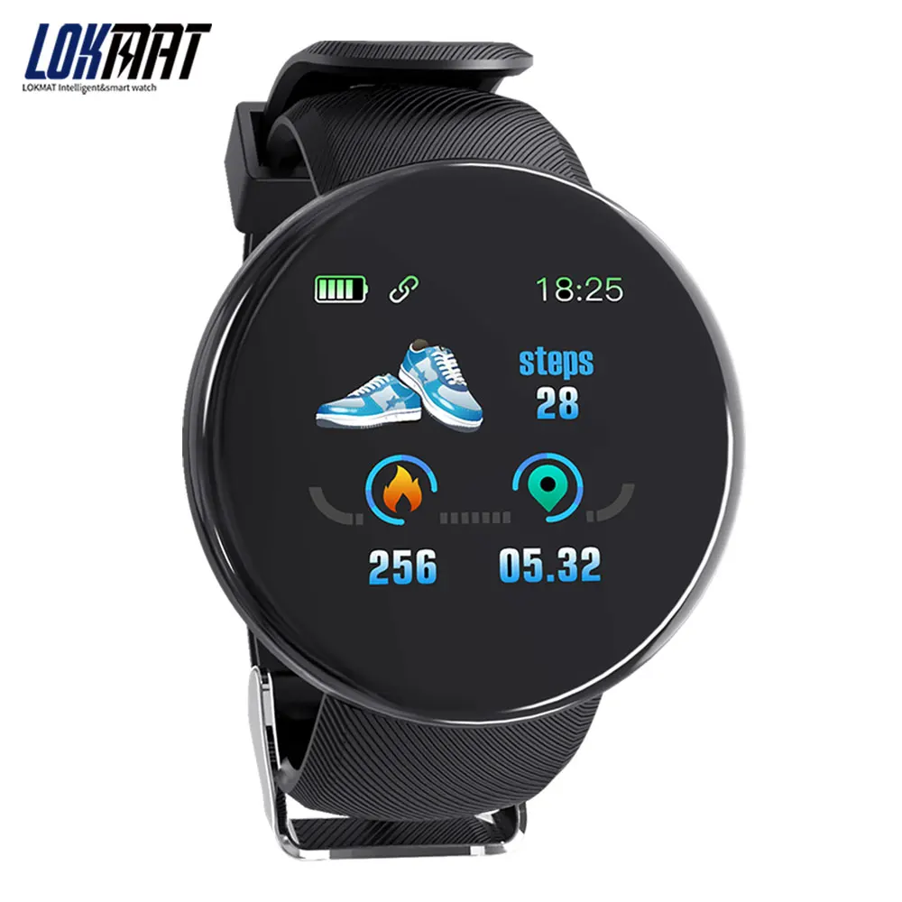 

Lokmat Smart Watch men Waterproof Bluetooth Bracelet Heart Rate Blood Pressure Fitness Track Sports Smartwatch For Ios