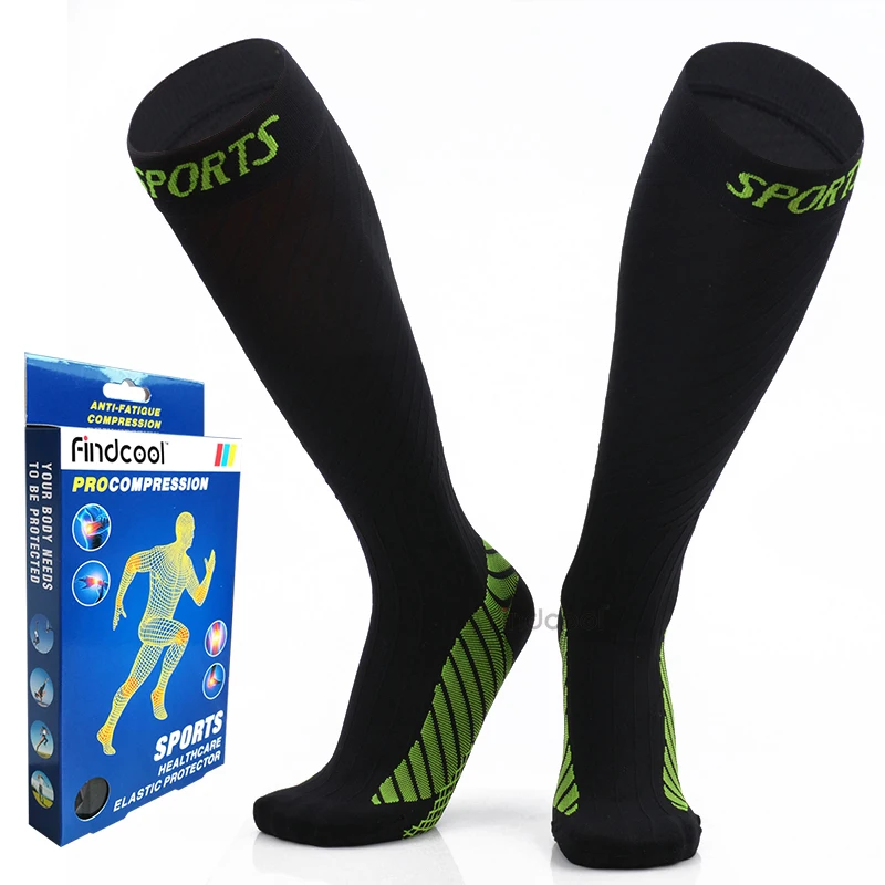 

YISHENG Medical Plantar Fasciitis Socks for Varicose Veins Men Women Compression Stockings Knee High Socks