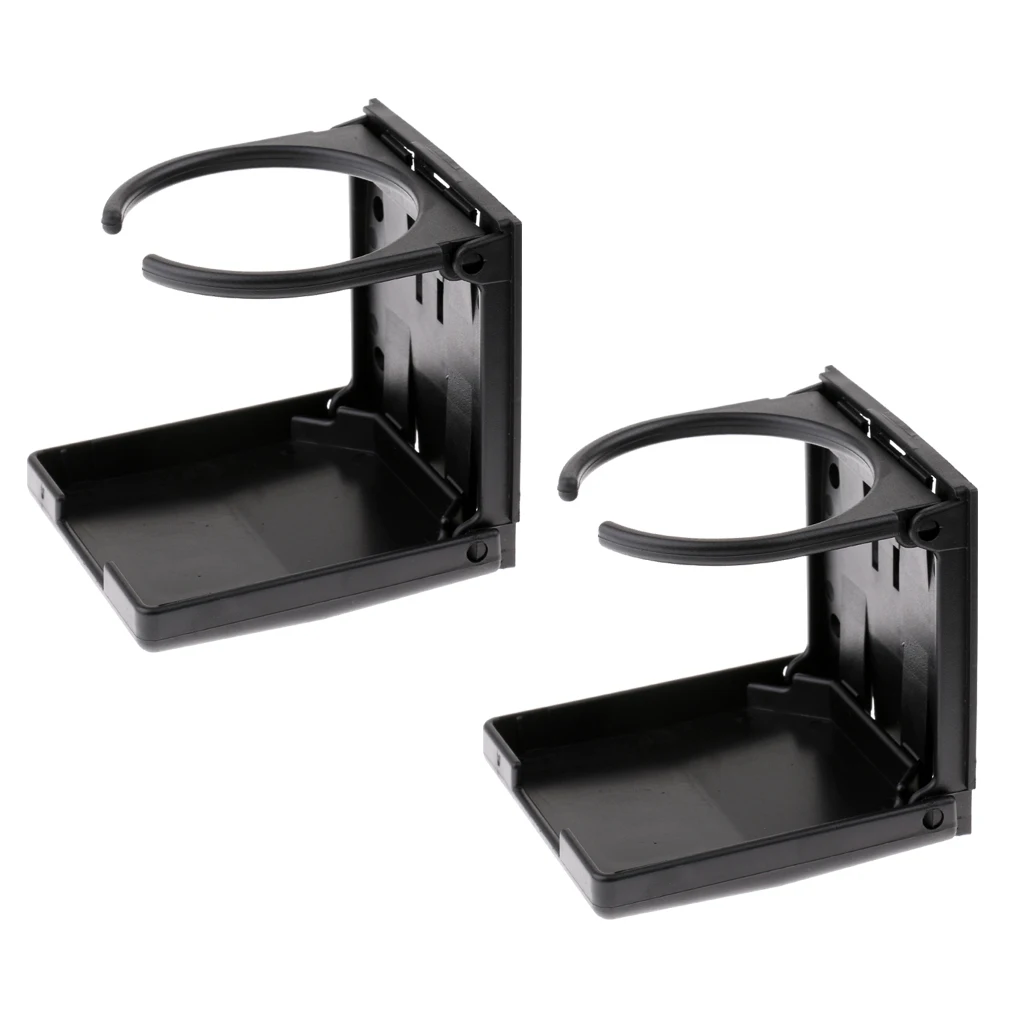 2 Pieces Black  Drink Holder For Soccer Table Foosball Table