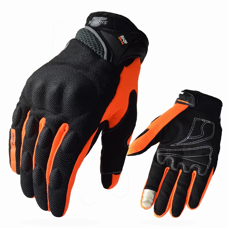 

Motorcycle Gloves Full Finger 100% Waterproof Gloves Motorcycle Protective ATV Riding Winter Black Genuine Leather Glove