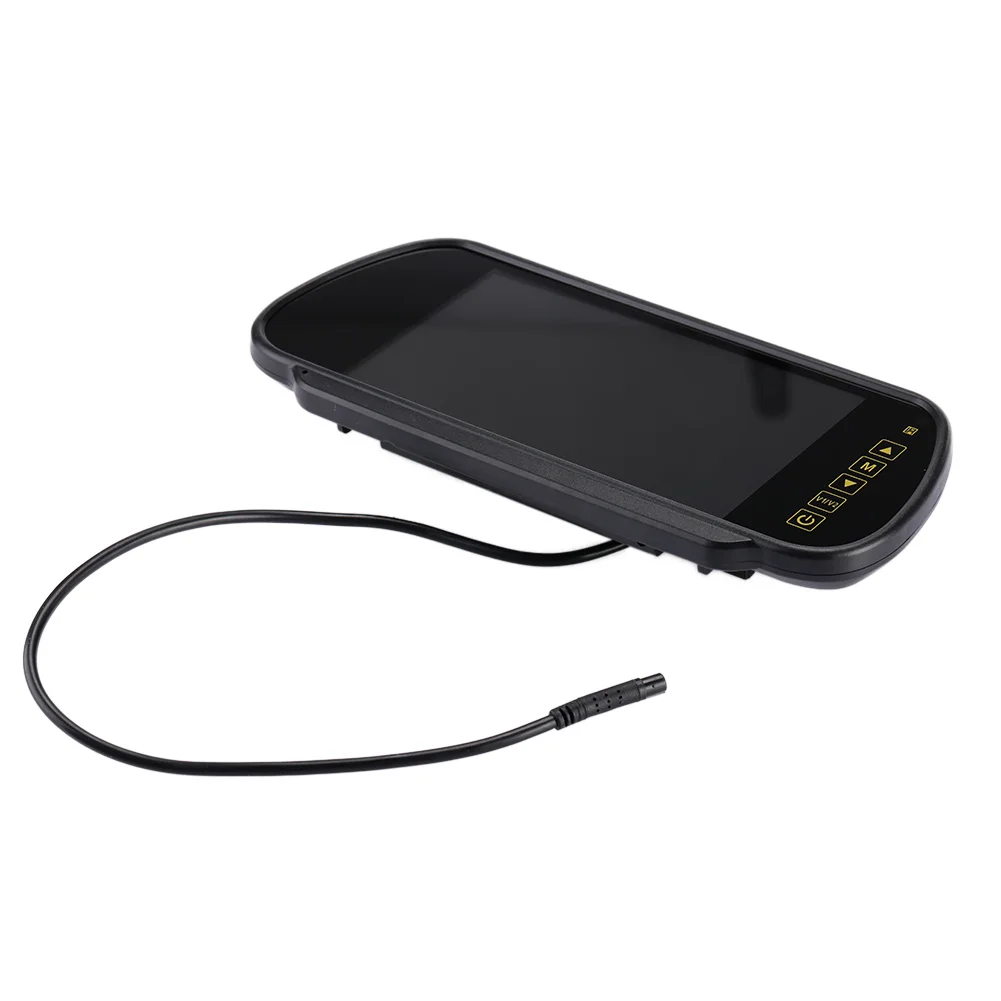 " TFT-LCD автомобильный монитор заднего вида автомобиля зеркало монитор DVD/tv/M ТВ экран премиум автомобиля зеркало заднего вида монитор для фотографии