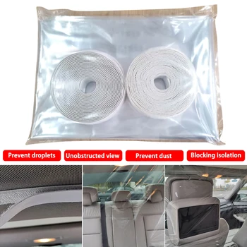 

Taxi Isolation Car Protection Partition Screen Full Cover Net Cab Anti-droplet PVC Protective Cover Universal Taxi Cab
