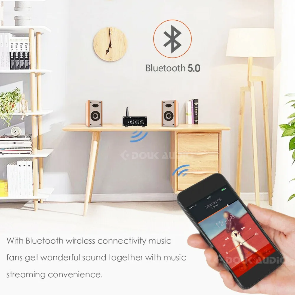 Nobsound Мини Bluetooth 5,0 TPA3116 цифровой аудио усилитель HiFi класса D стерео усилитель мощности 100 Вт* 2 для домашних динамиков
