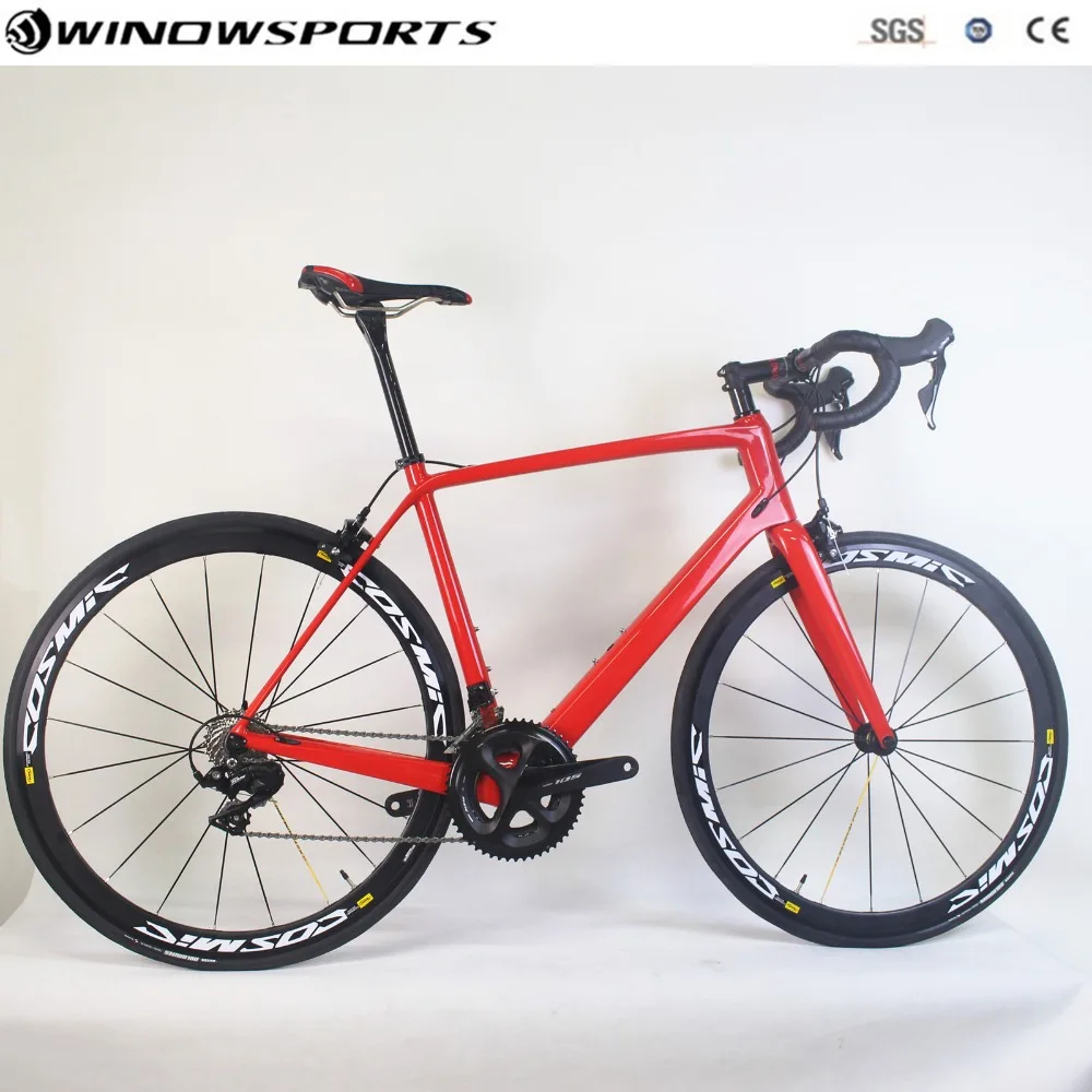 New arrival Carbon Road Complet bike  with R7000/R8000 Groupset 22 speed 49/52/54/56/58cm carbon road bicycle