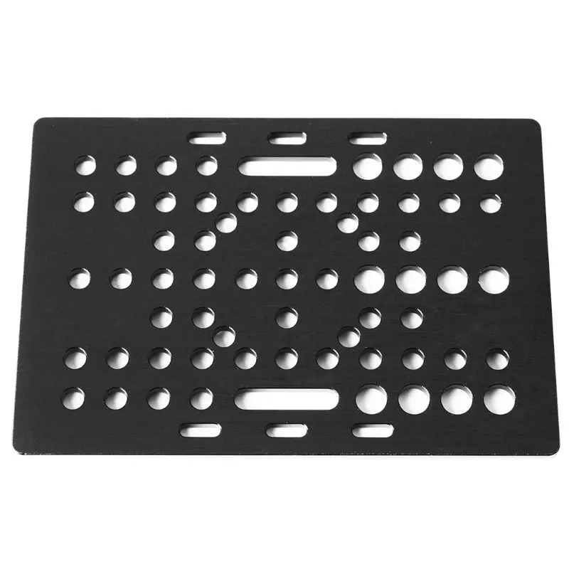 buy Durable Black Metal Aluminum Gantry Plate Construction Board for 3D Printer Parts Accessories