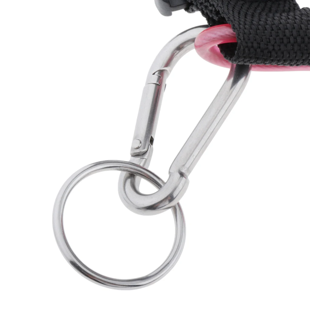 Durable Diving Reef Hook Coil Lanyard Cave Dive Snorkeling Clip Safety Gear Safety Accessories Equipment