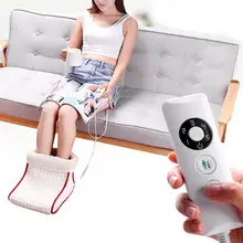 Офис зимние мягкие удобные мягкие Электрический Утеплитель для ног нагревательная Подушка для защиты от перегрева, ухаживает за кожей стоп теплее Cushio