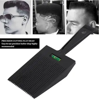 

Flat Top Guide Comb Haircut Clipper Comb Barber Shop Hairstyle Tool (Black)