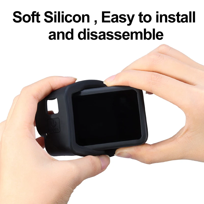 

Vlog Soft Protective Case with Camera Lens Cap for GoPro Hero 8 Silicone Droproof Vlogging Case Cage Action Camera Accessories