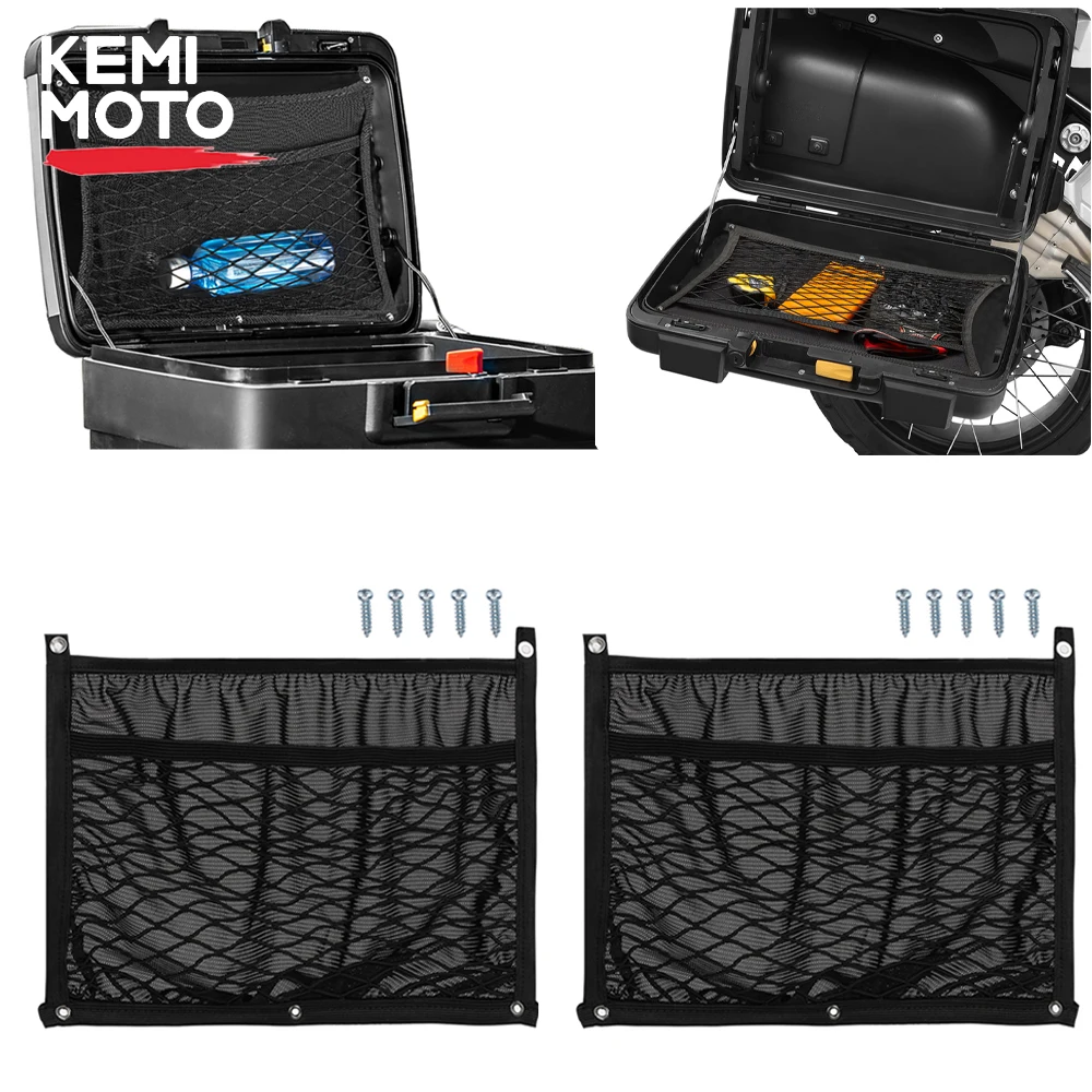 Vario Cases Panniers Storage Cargo Net For BMW R1200GS LC R 1200 GSA R1250GS ADV R 1250GS F700GS F750GS F800GS F850GS F 850GS motorcycle cargo net motorcycle bungee net motorcycle luggage net