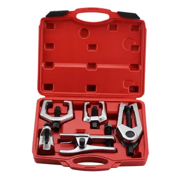 

5pcs Front End Service Tool Kit Ball Head Extractor Ball Joint Separator Tie Rod Remover Tool Set Pitman Arm Puller Remover