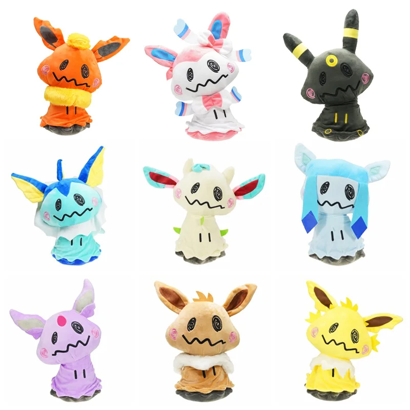 Аниме Покемон Плюшевые игрушки Mimikyu трансформация 25-35 см мягкие PPCotton животные |