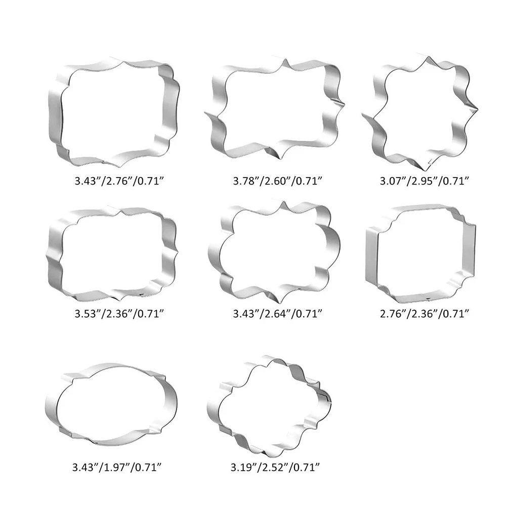 8 шт. форма для печенья из нержавеющей стали | Дом и сад