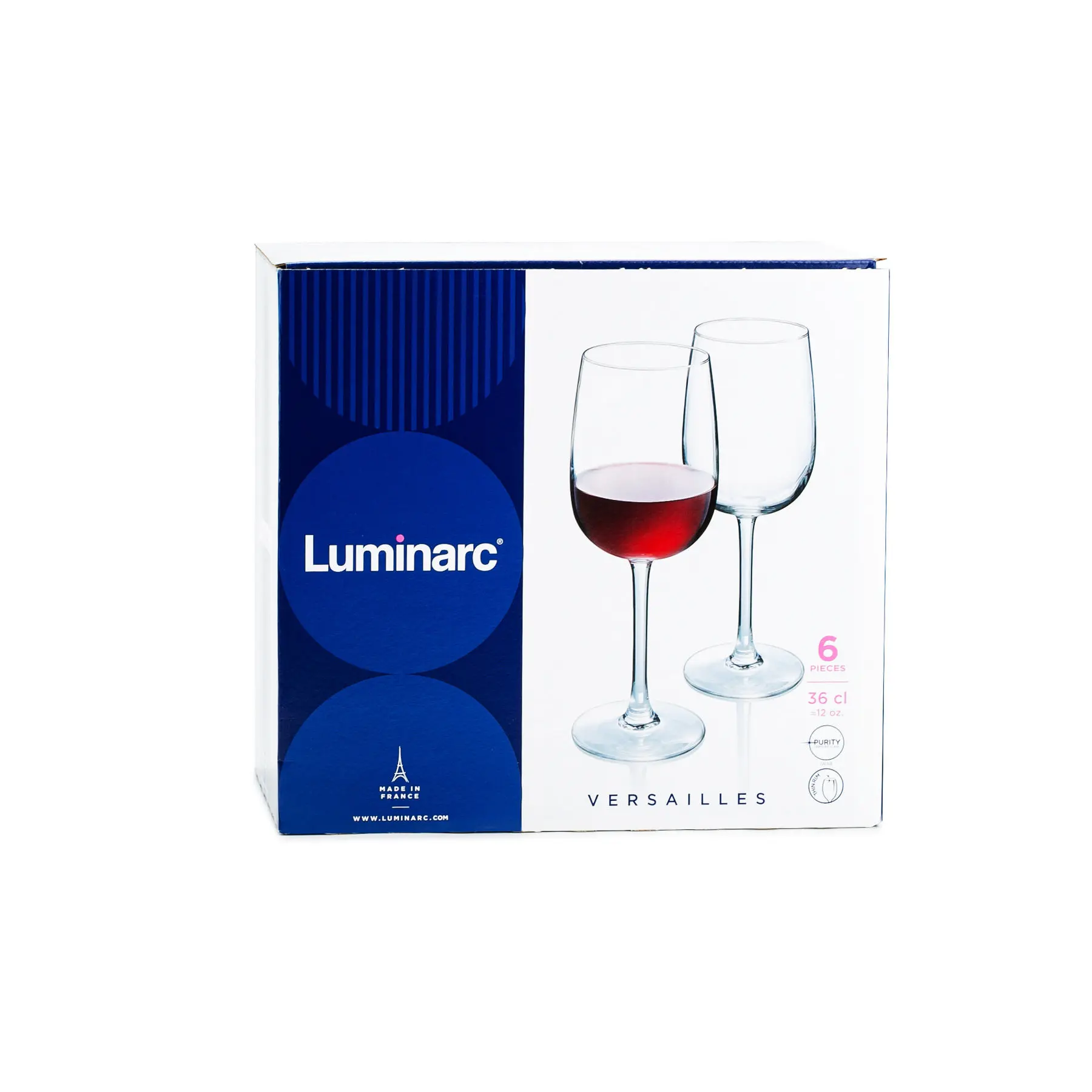 Набор бокалов LUMINARC для вина "ВЕРСАЛЬ" 6 шт 360 мл