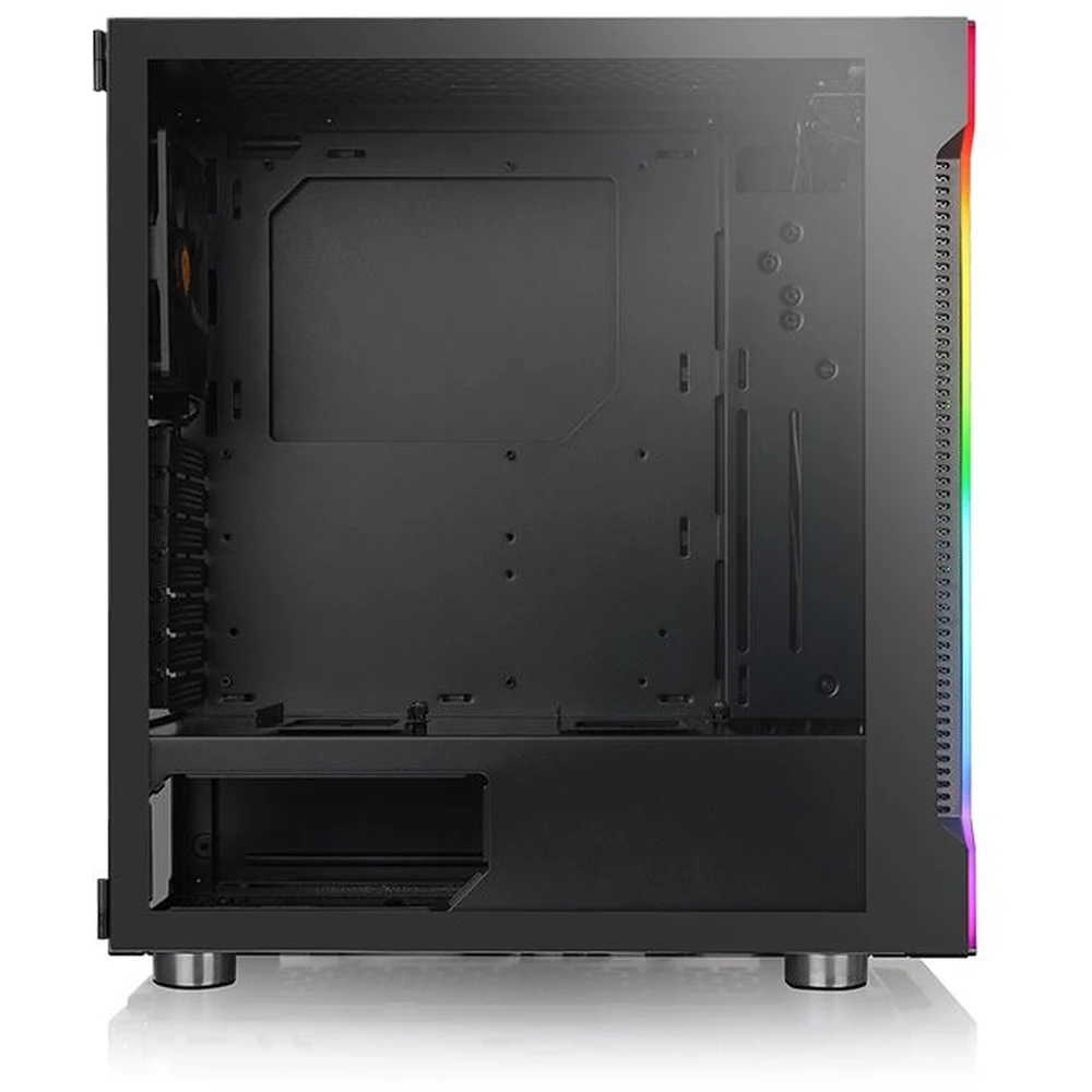 Корпус Thermaltake H200 TG RGB черный без БП ATX 2xUSB3.0 audio bott PSU