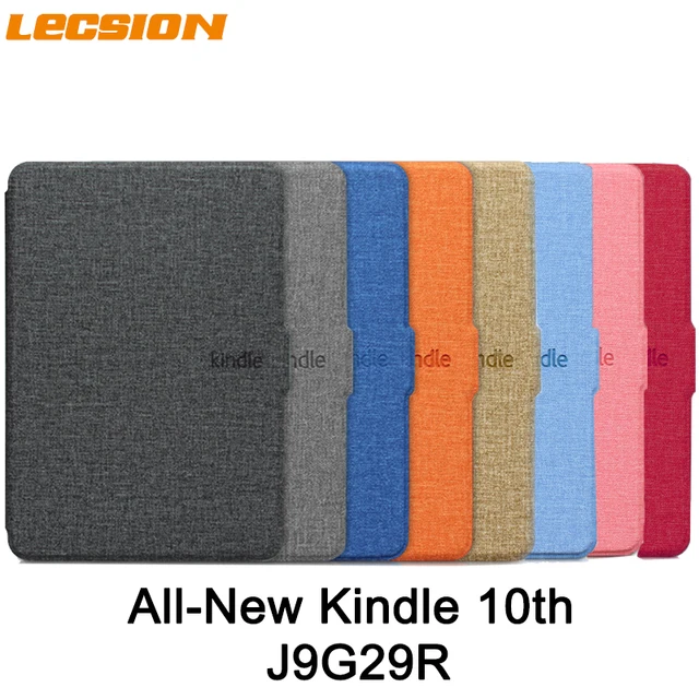 Kindle Case For All-New Kindle 10th J9G29R 6 Cal 2019 wydany magnetyczny inteligentny materiałowa osłona skórzany futerał ochronny 1