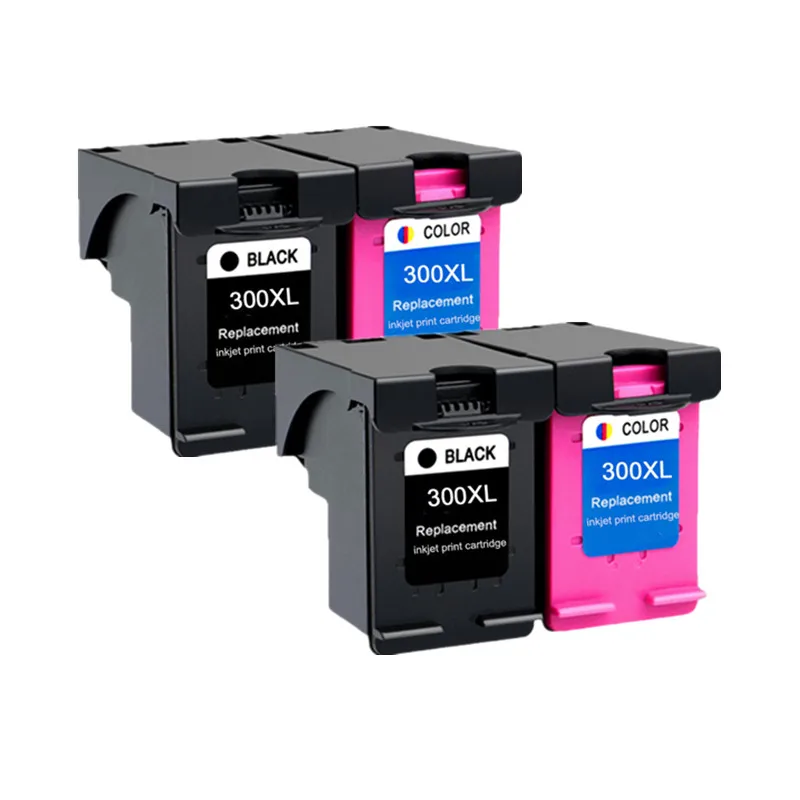 2Black 2Color Совместимый 300XL чернильный картридж Замена для hp 300 для hp 300 Deskjet D1660 D2560 D5560 F2420 F2480 F4210 принтеры - Цвет: 2Black 2Color