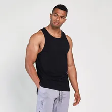 Мужской спортивный жилет Muscle Brother, летний светильник без логотипа, эластичная одежда для фитнеса, баскетбольная тренировочная майка без рукавов