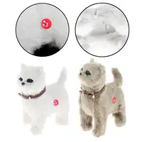 Plush Electronic Pet Cat Educational Figures Early Learning Walking Toy for Xmas Present Children Toys Baby Boys Girls Age 3+ 1
