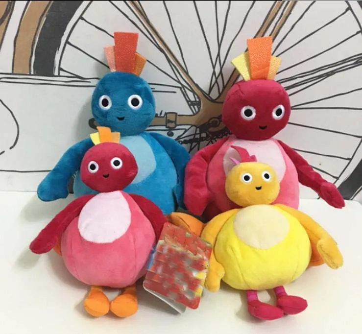 4 шт. Twirlywoos Chickedy цыпленок Peekaboo плюшевые игрушки куклы лучший подарок на день рождения для детей Рождественский подарок