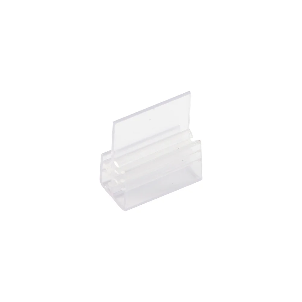 Clear Price Tag Holders Rigid Tooth-like Design Holds Label Badge Sign Display |