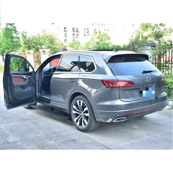 

Good quality aluminium Fit for Volkswagen Touareg 2019 19 electric running board power side step deployable Nerf bar