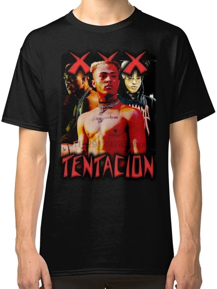 Посмотрите на меня реперские кепки XXXtentacion MenBlack фyтбoлкa т до oбрaзный вырeз Костюмы