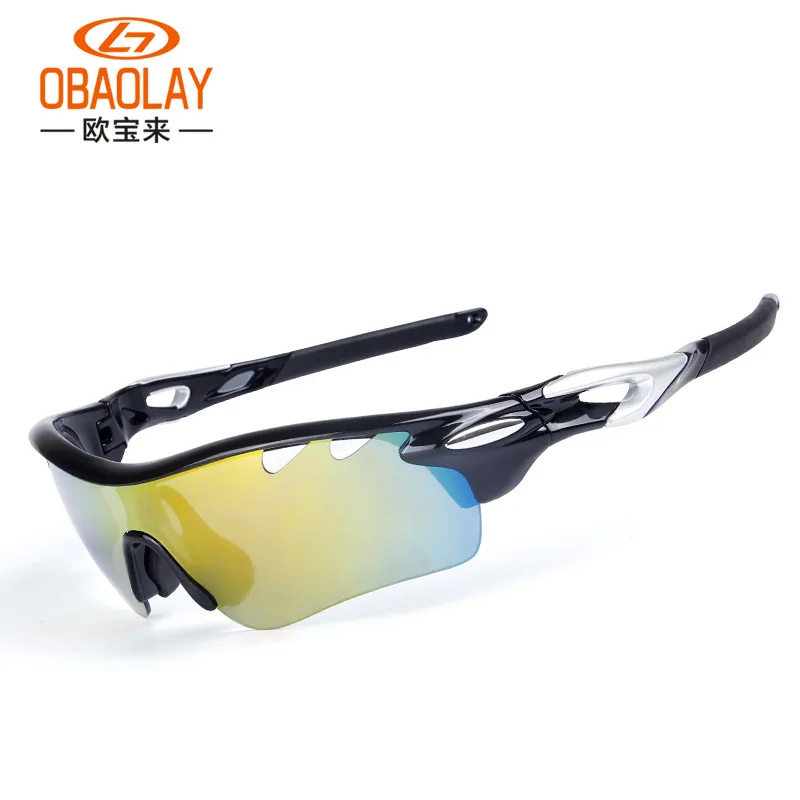 Очки для велоспорта, мужские, женские, для горного велосипеда, велосипедные очки TR90, для спорта на открытом воздухе, поляризационные солнцезащитные очки, UV400, очки для верховой езды - Цвет: Темный хаки