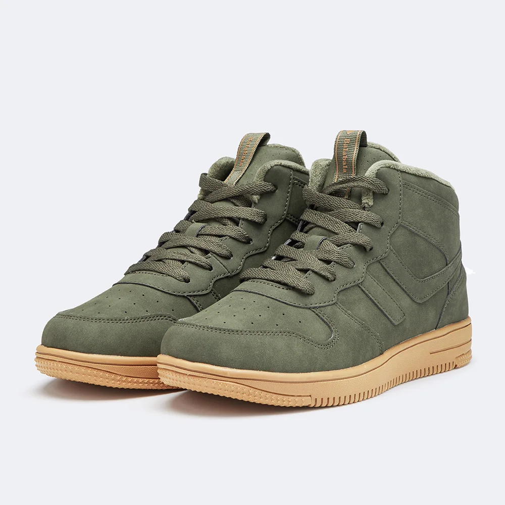 Balabala/Обувь для девочек; Новинка года; обувь для мальчиков; белая дышащая обувь; зимняя водонепроницаемая обувь - Цвет: Army green