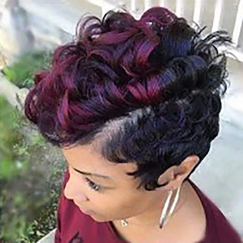 HAIRJOY Synthetic Hair Women Short Curly African American  Wig