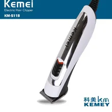 Kemei электрический триммер для волос KM-511B электрическая машинка для стрижки волос Проводная триммер для бороды из углеродистой стали