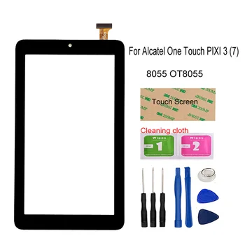

7.0'' Tablet PC Screen For Alcatel One Touch PIXI 3 (7) 8055 OT8055 Touch Screen Digitizer Sensor Outer Glass Lens Panel