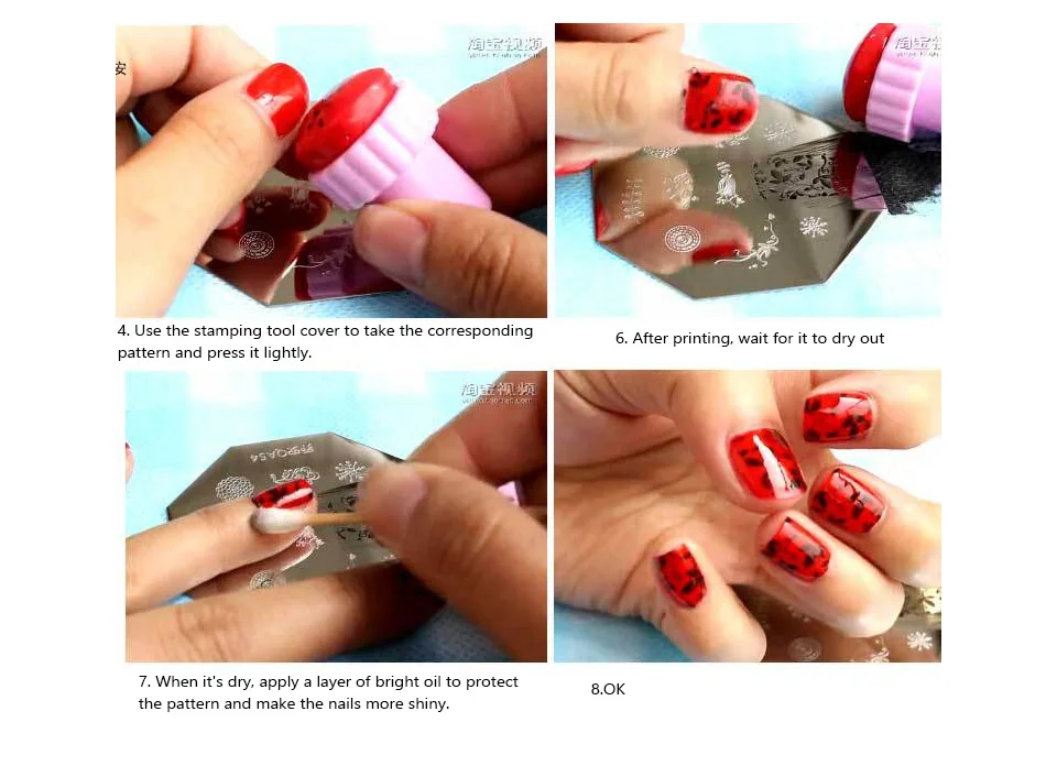 Nail Art Stamper пластины цветочный животный узор ногтей Stampping шаблон изображения пластины трафаретные гвозди дизайн Красота Инструменты Наборы