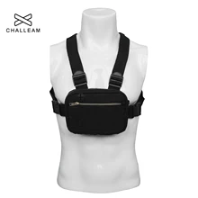 Мужская мини нагрудная сумка женская Тактическая Военная уличная маленькая поясная сумка для телефона и денег черная нейлоновая уличная Сумка для бега 190