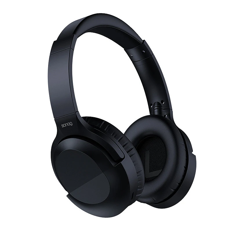 

Sanag Wireless Headset B3 Active Noise Reduction Intelligent Noise Reduction Sound Insulation Aircraft Sleep Stereo Headset Blue