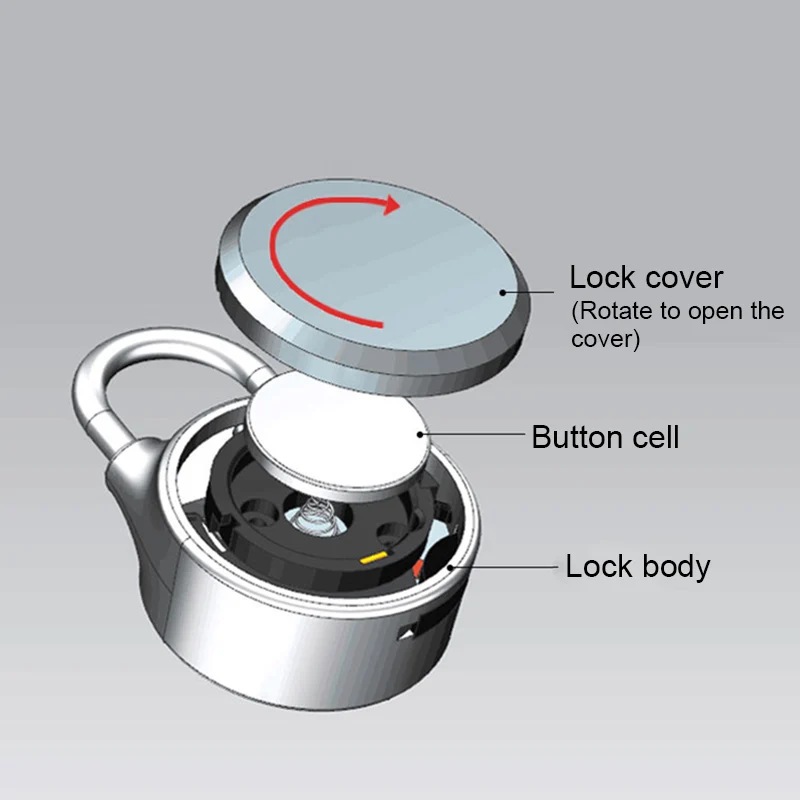 Electronic Padlock Wireless Lock Keyless APP Control Password Lock Travel Suitcase Home LHB99