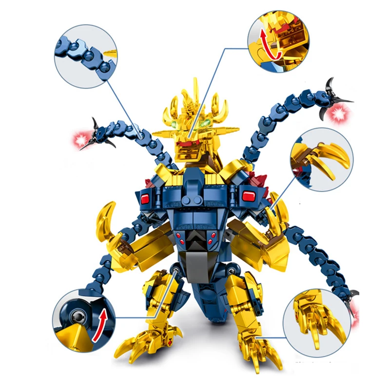 

SEMBO Block Creator Space Ultraman Heroes the King Monster Building Blocks Model kit Bricks Educational Toys for Children Gift