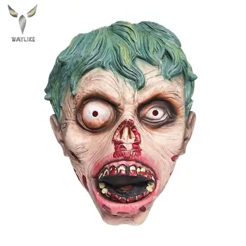 

WayLike Halloween Rotten Face Zombie Latex Mask Adult Party Costume Mask Horror Carnival Cosplay Party Props
