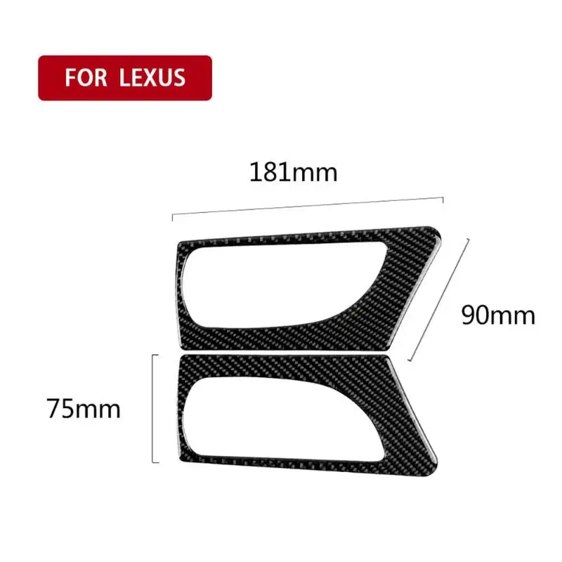Карбоновое волокно центральной консоли CD Панели Отделка наклейки для LEXUS IS250/300/200 LHD легкий вес и высокая прочность характеристики - Название цвета: a