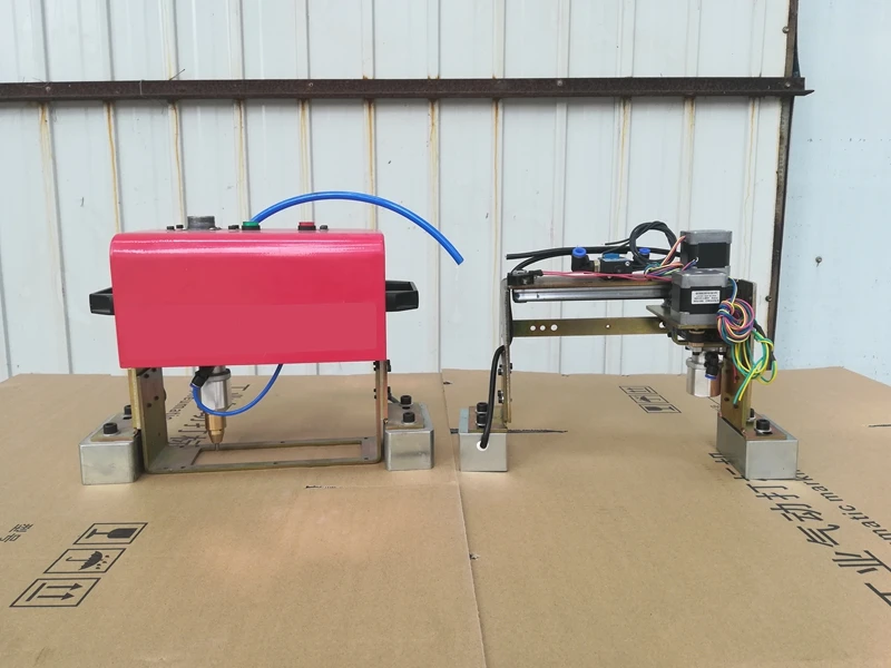 Цена завода шасси номер машины пневматический CNC игольчатая маркировка машина для металлических частей 140*40 мм