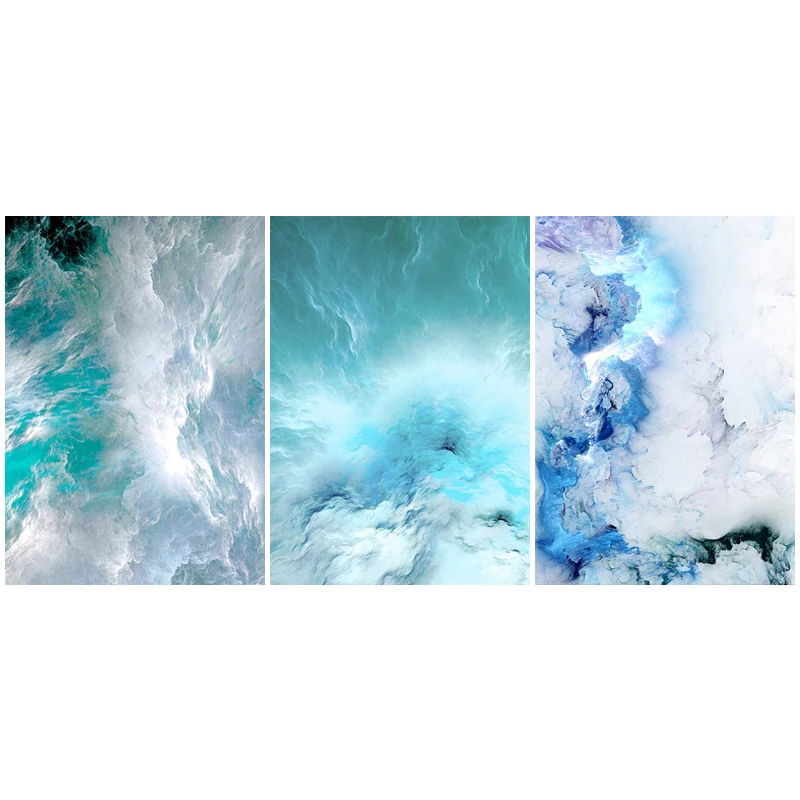 

Diamond Embroidery Modern Abstract Mosaic 5D DIY Full Square Drill Diamond Painting by Number Blue Marble Wave Fashion Wall Arts