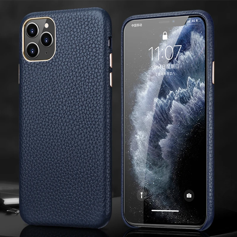 Для iphone 11 Pro Max чехол из натуральной кожи для iphone 11 натуральная кожа задняя крышка для iphone 7 8 plus X XS XR XS Max оболочка