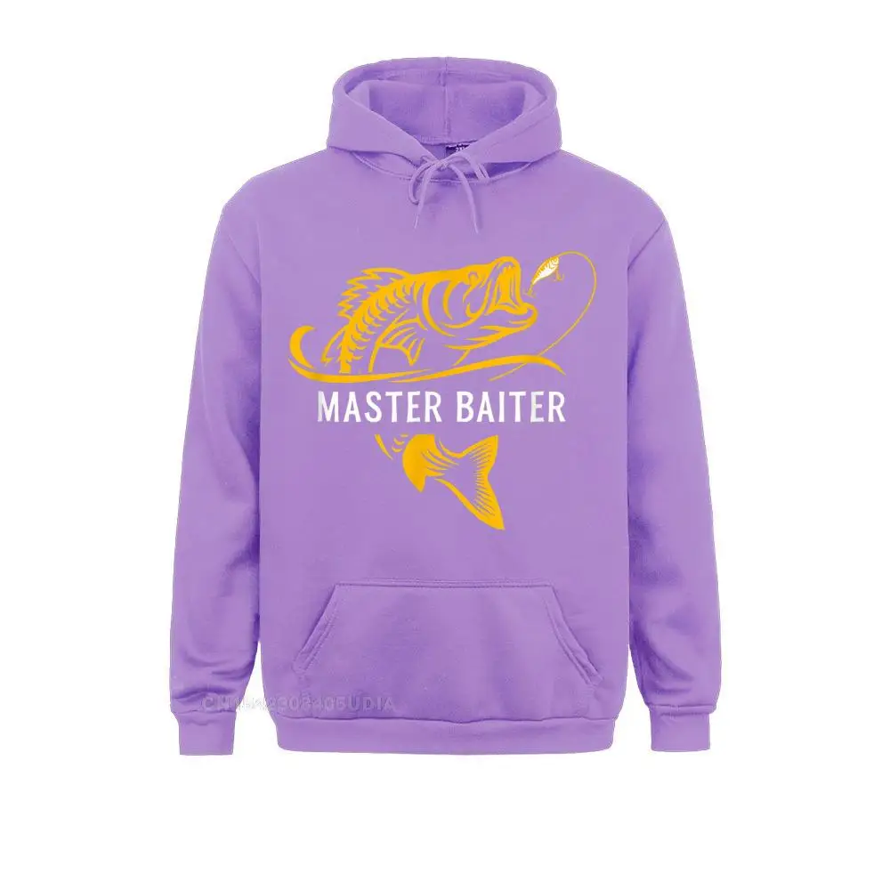 Master Baiter - Funny Fishing T-Shirt__B9111 Sweatshirts Long Sleeve Custom Cheap Men Lovers Day Hoodies Custom Hoods  Master Baiter - Funny Fishing T-Shirt__B9111purple