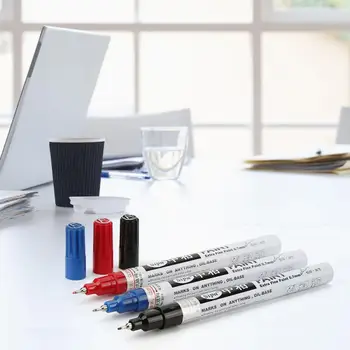 

8 Colors Auto Fine Paint Oil Based Art Marker Pen Metal Glass Waterproof Highlighters Rubber Car Tire Permanent Paint Care TSLM1