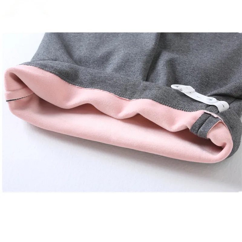 Winter Maternity Leggings Thick Adjustable Waist Velvet Line Pregnant Women Pregnancy Clothes Pants Tights Ropa Mujer Premama  (2)